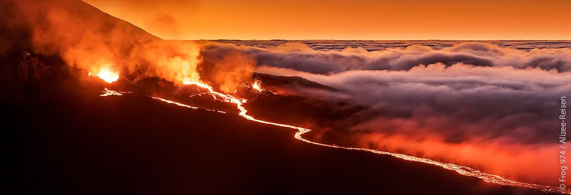 Piton Fournaise Ausbruch 2021